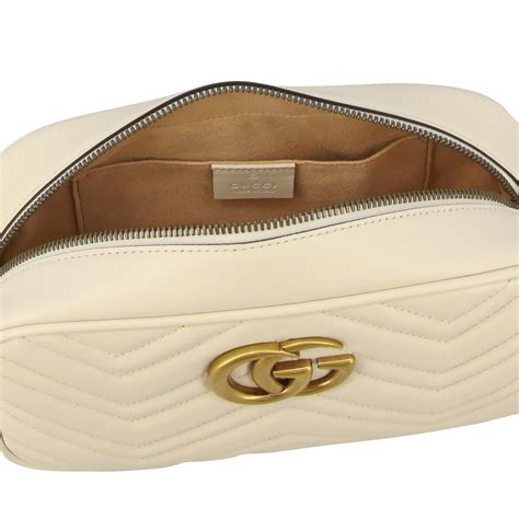 white bag gucci|gucci white crossbody bag.